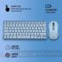 NGS Fantasy Pack Teclado Compacto Silencioso + Ratón Silencioso 1600dpi 5 Botones - Conexión 2,4GHz, BT1 y BT2 - Color Azul-4