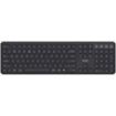Trust Vaiya Teclado Multidispositivo Bluetooth - Conexion con hasta 4 Dispositivos - Teclas Perfil Bajo - Teclas Multimedia - Color Negro