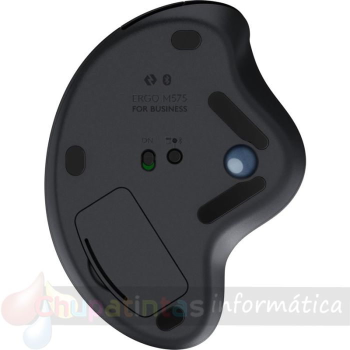 Logitech Ergo M575 Ratón Inalámbrico TrackBall USB 2000dpi - 5 Botones - Uso Diestro - Color Grafito - Pila AA