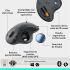 Logitech Ergo M575 Ratón Inalámbrico TrackBall USB 2000dpi - 5 Botones - Uso Diestro - Color Grafito - Características