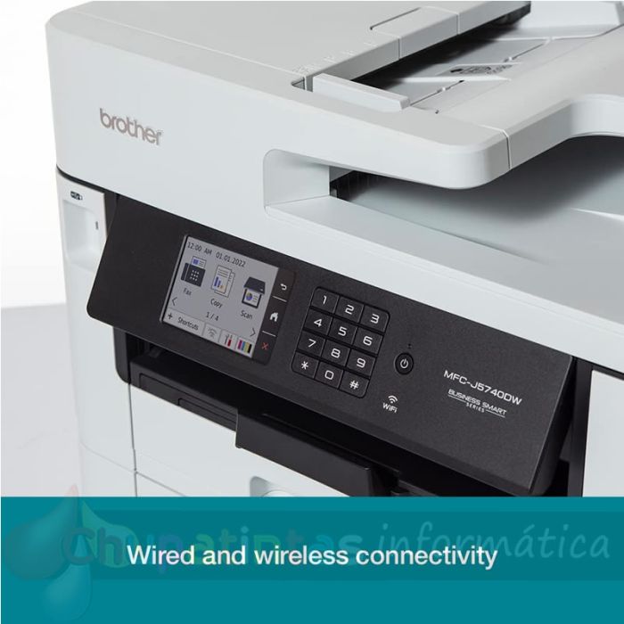 Brother MFC-J5740DW Impresora Multifunción A3 Color Wifi Dúplex Fax 27ppm - Ethernet