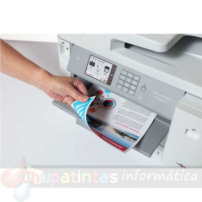 Brother MFC-J5955DW Impresora Multifunción Color Wifi Fax Dúplex 30ppm Blanca - Impresión A3 y A4