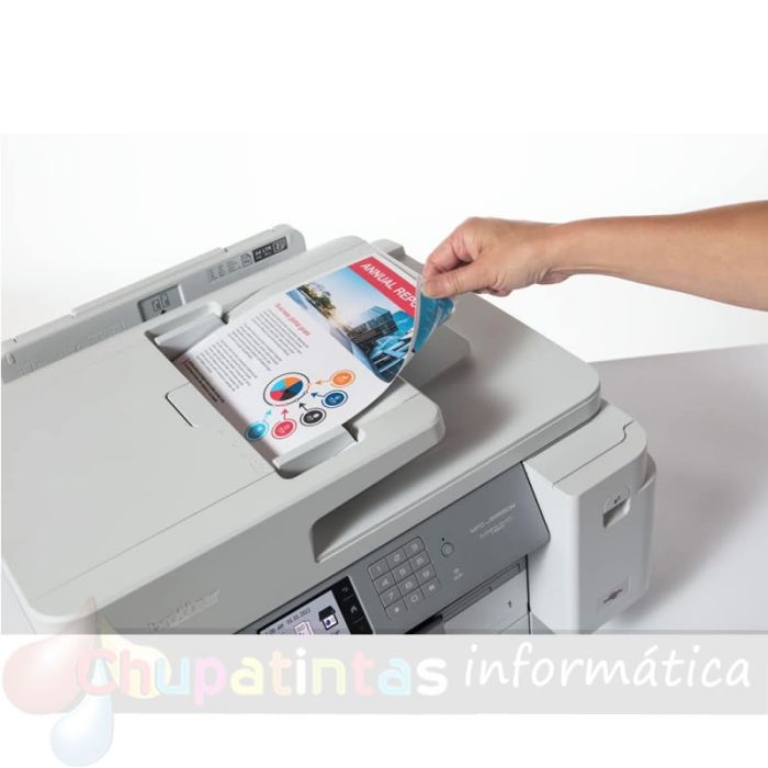 Brother MFC-J5955DW Impresora Multifunción Color Wifi Fax Dúplex 30ppm Blanca - ADF