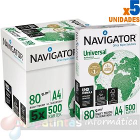 Navigator Papel A4 80gr. 210x297mm (500 Hojas) Blanco