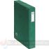 Dohe Caja para Proyectos Lomo 5cm - Cartón Forrado con Papel Impreso y Plastificado - Cierre con Gomas - Color Verde