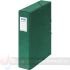 Dohe Caja para Proyectos Lomo 7cm - Cartón Forrado con Papel Impreso y Plastificado - Cierre con Gomas - Color Verde