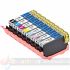 Canon CLI65 Pack de 8 Cartuchos de Tinta Genéricos