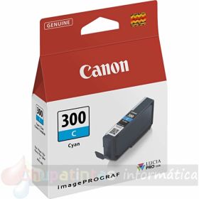 Canon PFI300 Cian Cartucho de Tinta Original - 4194C001/PFI300C
