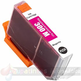 Canon PFI300 Magenta Cartucho de Tinta Pigmentada Genérico - Reemplaza 4195C001/PFI300M