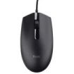 Trust TM101 Eco Raton USB 1200dpi - Fabricado con 50% de Plasticos Reciclados - 3 Botones - Uso Ambidiestro - Cable de 1.60m - Color Negro