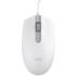 Trust TM101 Eco Raton USB 1200dpi - Fabricado con 50% de Plasticos Reciclados - 3 Botones - Uso Ambidiestro - Cable de 1.60m - Color Blanco