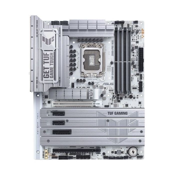 Asus TUF Gaming Z890-PRO WIFI Placa Base LGA 1851 - WiFi 7, Bluetooth, HDMI, DisplayPort, 4x DDR5, 4x SATA III, 4x M.2, PCIe 4.0 y 5.0, Thunderbolt, USB 2.0, 3.2, USB-C, RJ-45 - Factor de Forma ATX