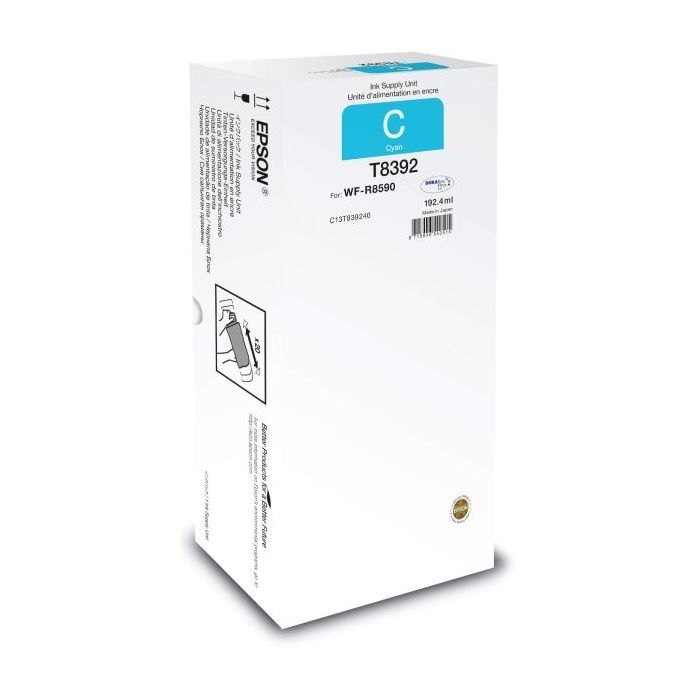 Epson T8392 XL Cyan Cartucho de Toner Original - C13T83924N