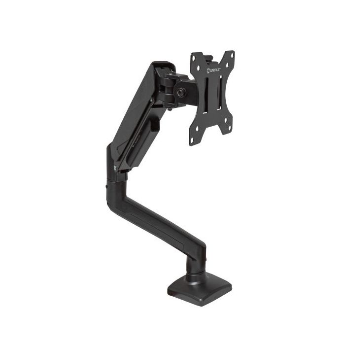 Unykach UK1478 Soporte de Mesa con Brazo Articulado para Monitor de 13"-32" - Giratorio, Resorte de Gas - Gestion de Cables - Peso Max 10kg - VESA 100x100mm