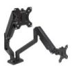 Unykach UK1479 Soporte de Mesa con Brazo Articulado para 2 Monitores de 13"-32" - Giratorio, Resorte de Gas - Gestion de Cables - Peso Max 10kg - VESA 100x100mm