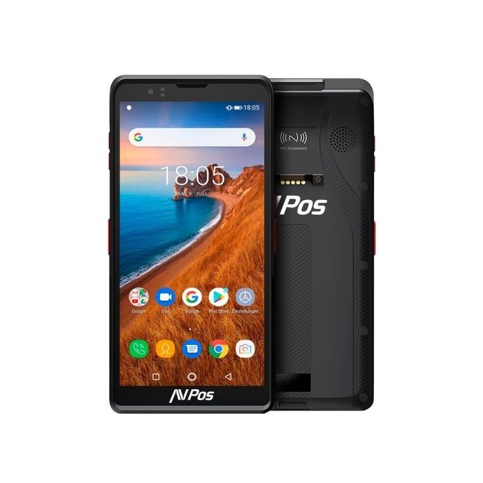 AVPos Capturador PDA DC60 6" OctaCore - 4GB - 64GB - WIFI BT NFC 4G  - 5000mAh - Escaner de Codigos de Barras 2D - Funda Rugerizada
