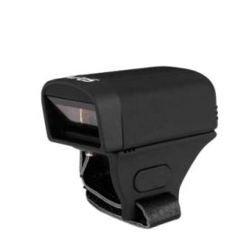 AVPos Lector de Codigos Portatil Finger BT02 - Codigos 1D, 2D y QR - USB y Serie - Bluetooth - 300mAh - Color Negro