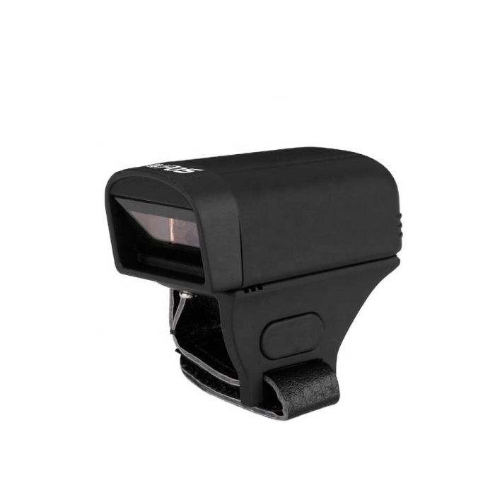 AVPos Lector de Codigos Portatil Finger BT02 - Codigos 1D, 2D y QR - USB y Serie - Bluetooth - 300mAh - Color Negro