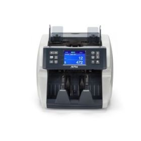 AVPos Contador/Detector de Billetes AVP-DTC180 - Cuenta Cantidad de Billetes, Valor Subtotal y Valor Total - 1200 Billetes min - Color Negro