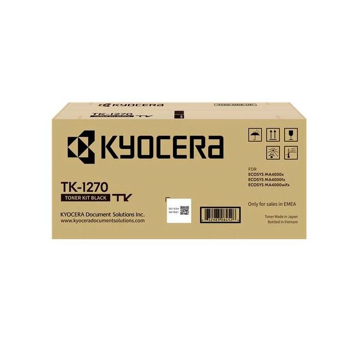 Kyocera TK1270 Negro Cartucho de Toner Original - 1T0C140NL0