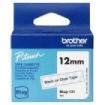 Brother Btag-131 Cinta 12mm - Texto Negro sobre Fondo Transparente - Medidas 12mmx4 Metros - Apta para PTN10, PTN20, PTN25BT