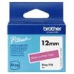 Brother Btag-P35 Cinta 12mm - Texto Blanco sobre Fondo Rosa - Medidas 12mmx4 Metros - Apta para PTN10, PTN20, PTN25BT