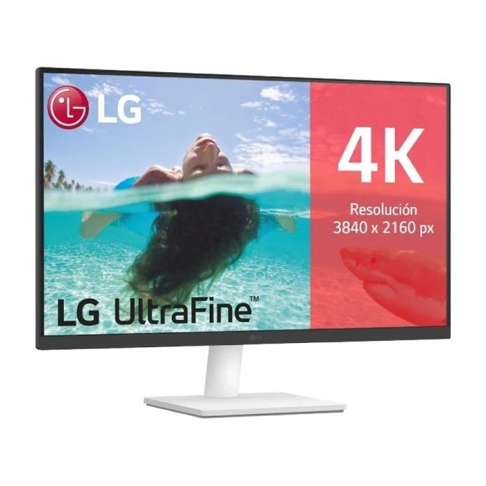 LG UltraFine Monitor LED 27" IPS UltraHD 4K HDR10 - Respuesta 5ms - Angulo de Vision 178º - 16:9 - HDMI, DisplayPort - VESA 100x100mm