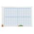 Nobo Performance Planificador Mensual de Pizarra Magnetica 725x53x1045mm - Incluye Kit de Planificacion de Imanes