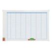 Nobo Performance Planificador Semanal de Pizarra Magnetica 710x50x1030mm - Incluye Kit de Planificacion de Imanes