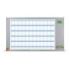 Nobo Performance Plus Planificador Anual de Pizarra Magnetica 725x50x1178mm - Pantalla con Fecha y Hora - Incluye Rotulador y Kit Magnetico