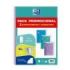 Oxford Europeanbook 1 Touch Pack de 3 Cuadernos Espiral Formato A4+ Cuadriculado 5x5mm - 80 Hojas 90gr - Tapa Extradura Tacto Suave - Recuadro de Color - Colores Pastel Surtidos