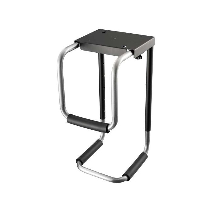 Aisens Soporte Altura Personalizable para CPU por Debajo de Escritorio - Color Negro/Plata