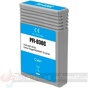 Canon PFI030 Cian Cartucho de Tinta Genérico - 3490C001