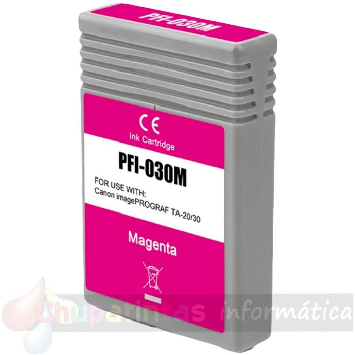 Canon PFI030 Magenta Cartucho de Tinta Genérico - 3491C001