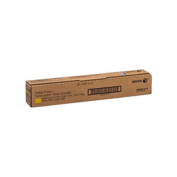 Xerox WorkCentre 7525/7535/7545/7830 Amarillo Cartucho de Toner Original - 006R01514