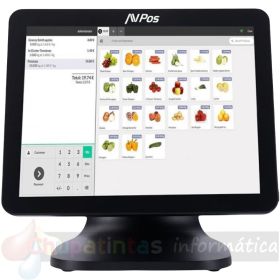 AVPos TPV K5000 Aluminio 15 Táctil - N100 - 8gb Memoria - SSD 128gb - VGA y HDMI - Color Negro - Mejor precio