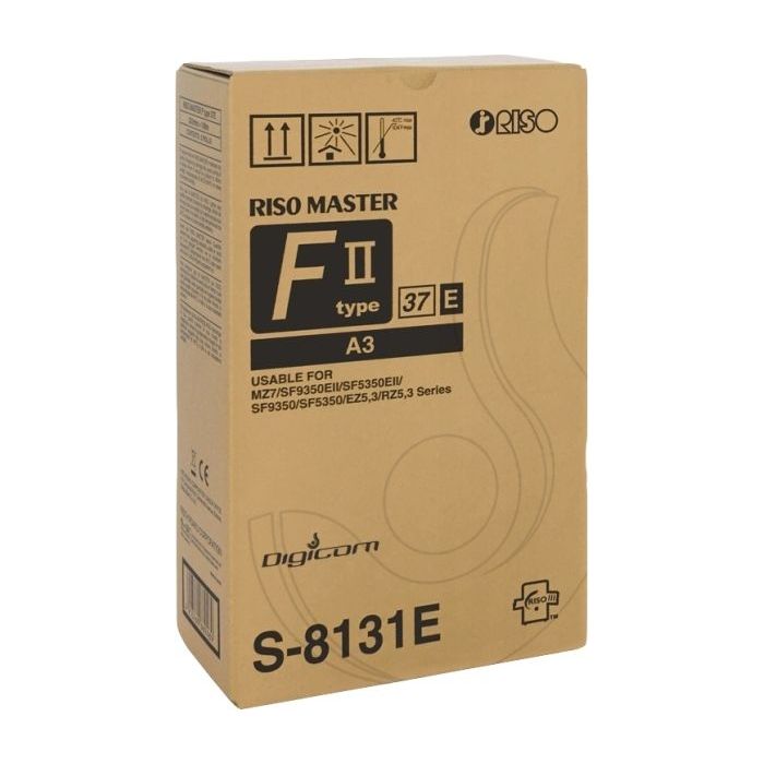 Riso S8131E Rollo de Transferencia Termica Original Maestro A3, Z-Tipo 37, PU 2