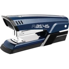 Maped Half Strip A-3545 Grapadora Metalica de Sobremesa - Hasta 25 Hojas a la Vez - Admite Grapas 24/6 y 26/6 - Grapado Abierto y Cerrado - Color Azul