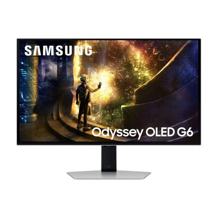 Samsung Odyssey G6 Monitor 27" OLED QHD 240Hz FreeSync y G-SYNC - Respuesta 1ms - Ajustable en Altura e Inclinable - Angulo de Vision 178º - HDMI, DisplayPort - VESA 100x100mm