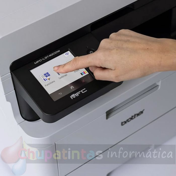 Brother MFC-L3740CDWE EcoPro Impresora Multifuncion Color Laser LED WiFi Duplex Fax 18ppm