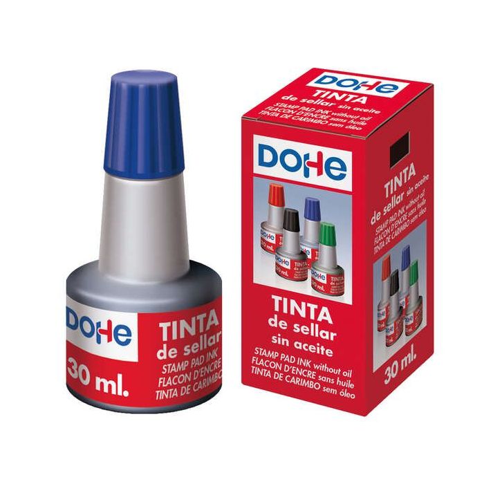 Dohe Tinta para Tampones y Sellos 30ml - Color Azul