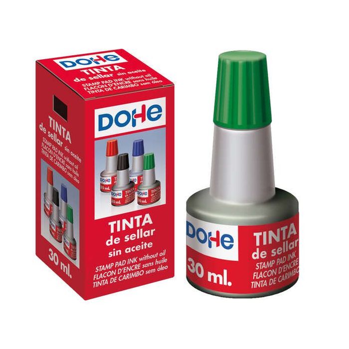 Dohe Tinta para Tampones y Sellos 30ml - Color Verde