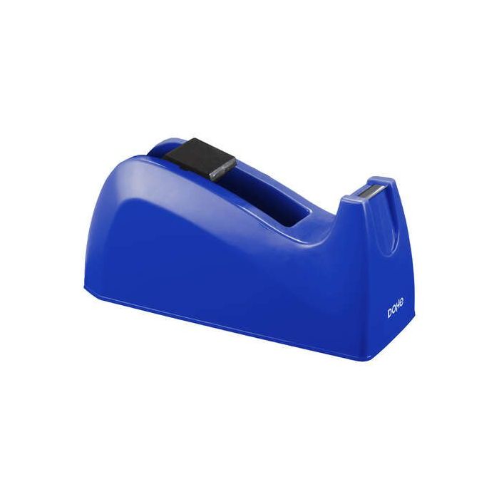 Dohe Portarrollos para Cintas Adhesivas de hasta 19mm y 33 Metros - Cilindro Extraible y Base Antideslizante - Cuchilla Metalica de Corte