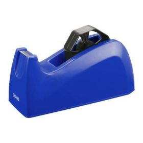 Dohe Portarrollos para Cintas Adhesivas de hasta 19mm y 66 Metros - Cilindro Extraible y Base Antideslizante - Cuchilla Metalica de Corte