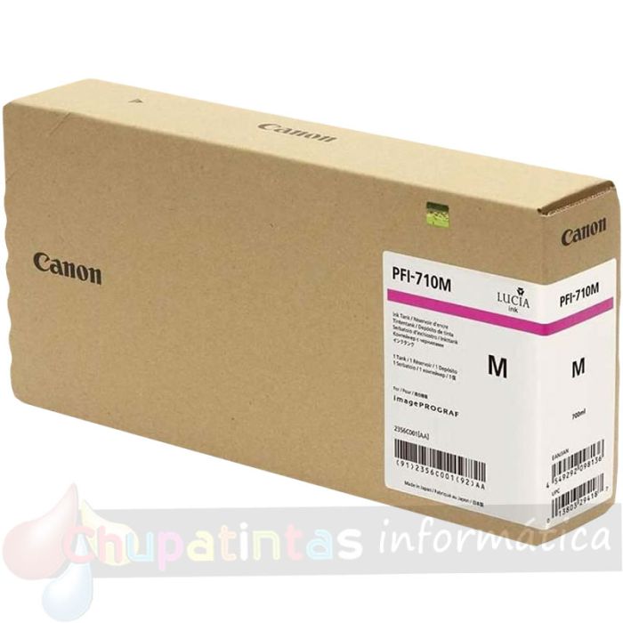 Canon PFI-710M Magenta Cartucho de Tinta Original - 2356C001