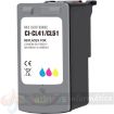 Canon CL41/CL51/CL38 Color Cartucho de Tinta Remanufacturado - Muestra Nivel de Tinta - Reemplaza 0617B001/0618B001/2146B001