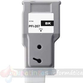 Canon PFI207 Negro Cartucho de Tinta Genérico - Reemplaza PFI207BK/8789B001