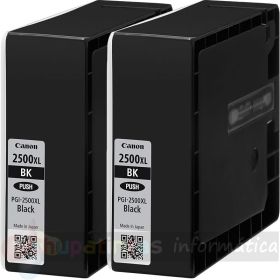 Canon PGI2500XL Multipack de 2 Cartuchos de Tinta Originales Negro - 9254B011-3