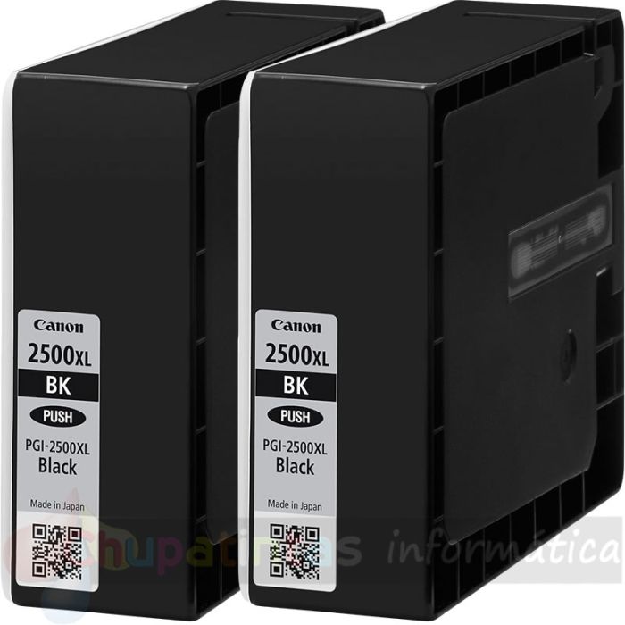 Canon PGI2500XL Multipack de 2 Cartuchos de Tinta Originales Negro - 9254B011-3