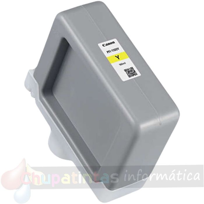 Canon PFI1100 Amarillo Cartucho de Tinta Original - 0853C001-2